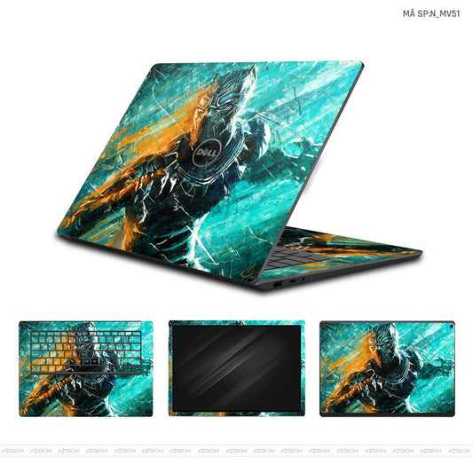 Dán Skin Laptop Dell Hình Marvel Black Panther | N_MV51