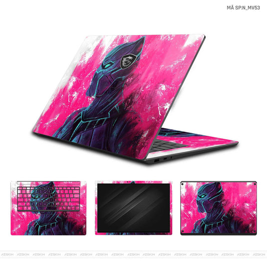 Dán Skin Laptop MSI Hình Marvel Black Panther | N_MV53