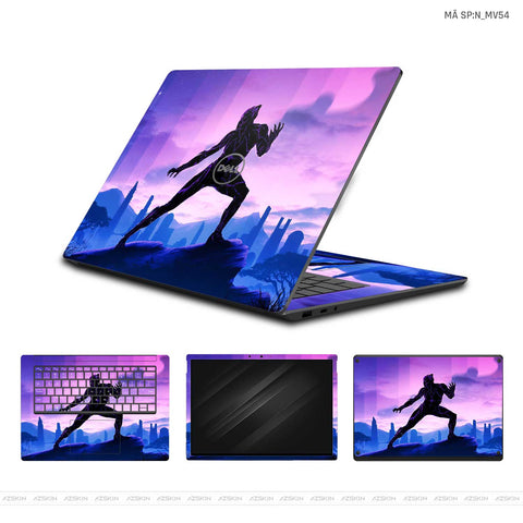 Dán Skin Laptop Dell Hình Marvel Black Panther | N_MV54
