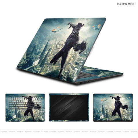 Dán Skin Laptop Dell Hình Marvel Black Panther | N_MV55