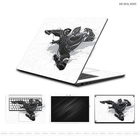 Dán Skin Laptop MSI Hình Marvel Black Panther | N_MV57