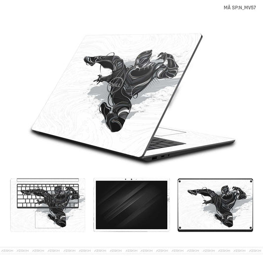Dán Skin Laptop Dell Hình Marvel Black Panther | N_MV57