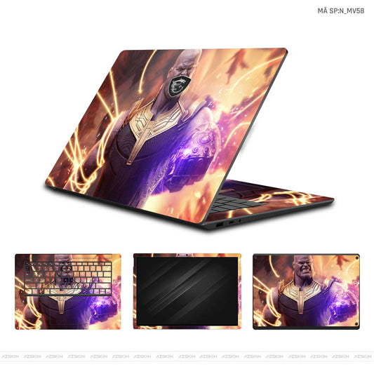 Dán Skin Laptop MSI Hình Marvel Thanos | N_MV58