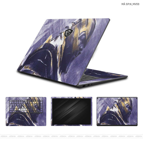 Dán Skin Laptop MSI Hình Marvel Thanos | N_MV59