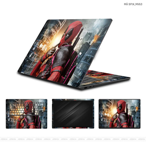 Dán Skin Laptop Dell Hình Marvel Deadpool | N_MV63