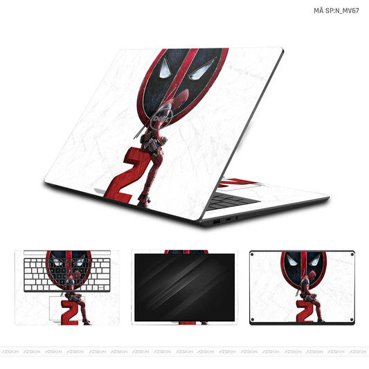 Dán Skin Laptop Dell Hình Marvel Deadpool | N_MV67