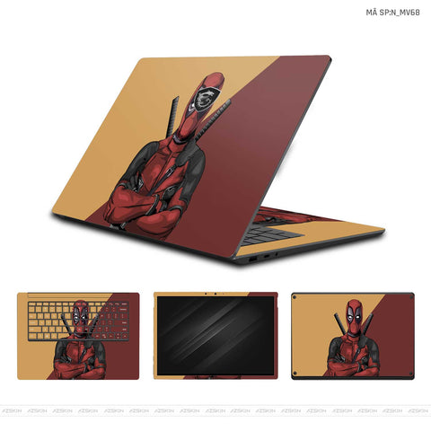 Dán Skin Laptop MSI Hình Marvel Deadpool | N_MV68