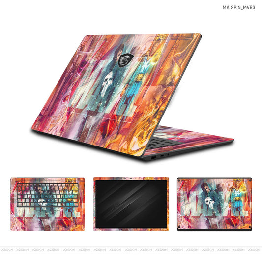 Dán Skin Laptop MSI Hình Marvel | N_MV83