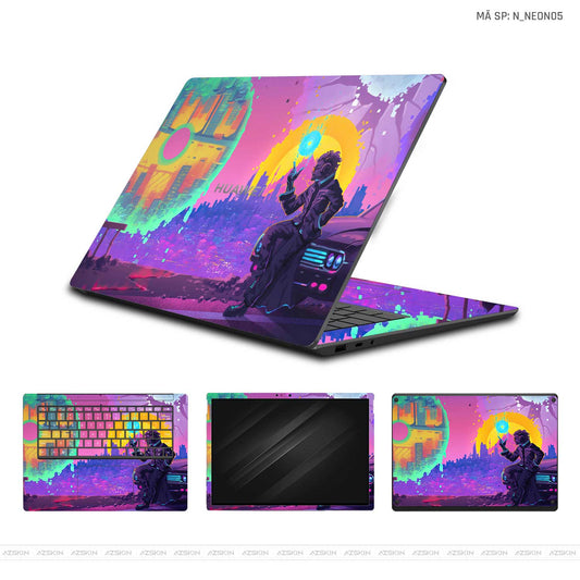 Dán Skin Laptop Huawei Hình Neon | N_NEON05