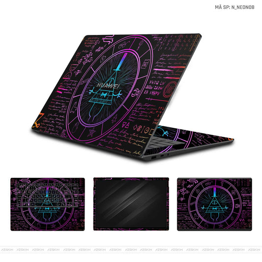 Dán Skin Laptop Huawei Hình Neon | N_NEON08
