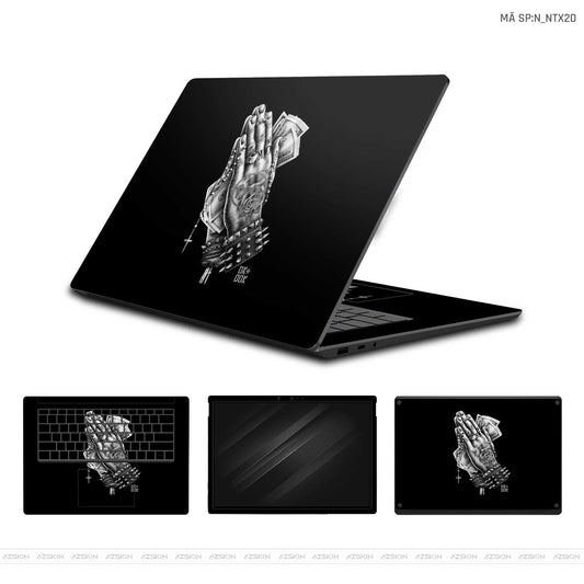 Dán Skin Laptop Dell Hình Bàn Tay | D_NTX20