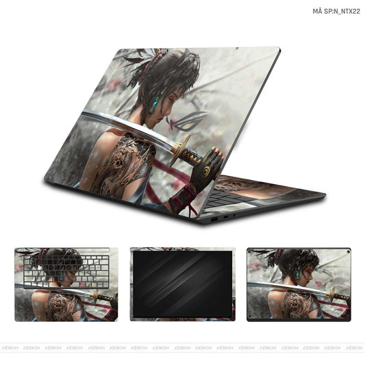 Dán Skin Laptop Asus Hình Nghệ Thuật Xăm | D_NTX22