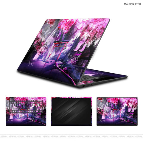 Dán Skin Laptop Dell Hình Phong Cảnh Nhật Cổ | N_PC10