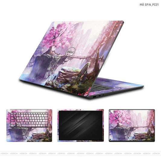 Dán Skin Laptop Dell Hình Phong Cảnh Japan | N_PC21