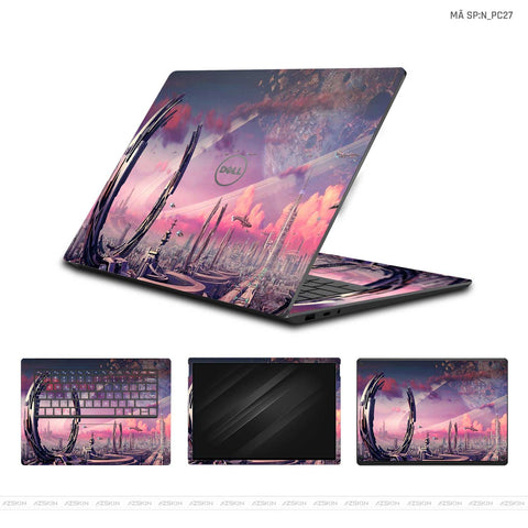 Dán Skin Laptop Dell Hình Phong Cảnh Tương Lai | N_PC27