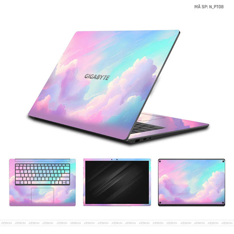 Dán Skin Laptop Gigabyte Hình Pastel | N_PT08