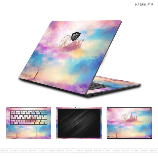 Dán Skin Laptop MSI Hình Pastel | N_PT17
