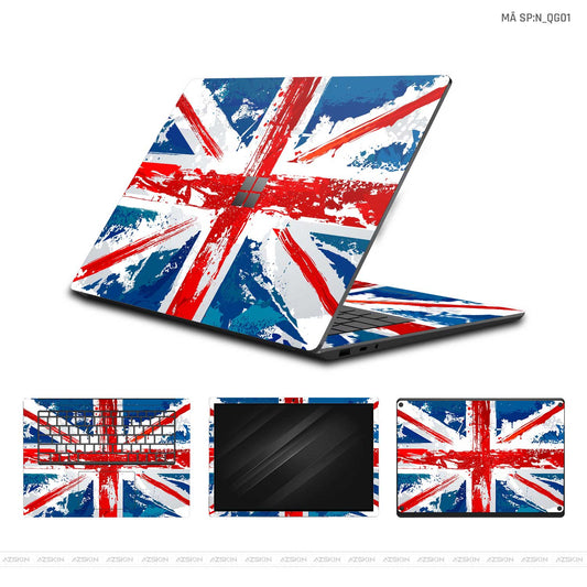 Dán Skin Laptop Surface Hình Cờ Anh | N_QG01