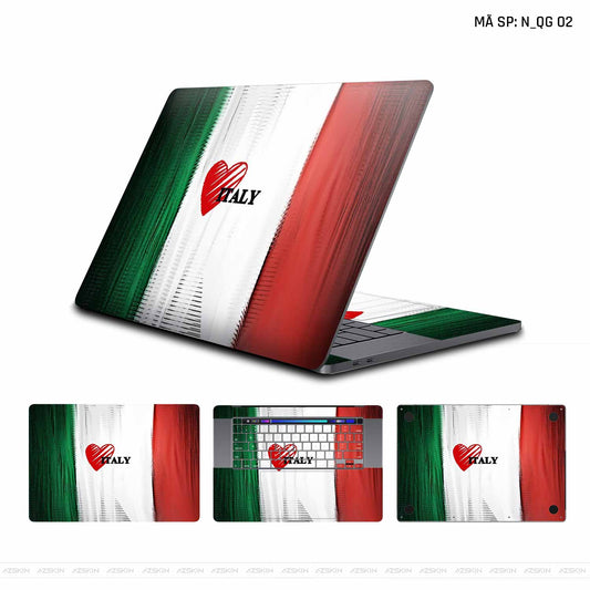 Dán Skin Macbook Hình Cờ Ý | N_QG02
