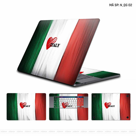 Dán Skin Macbook Hình Cờ Ý | N_QG02