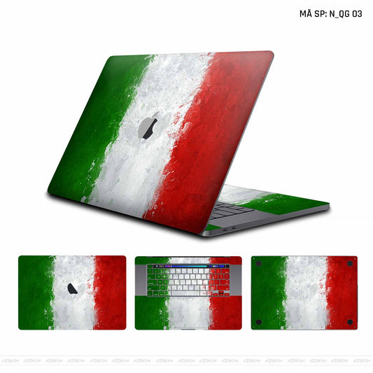 Dán Skin Macbook Hình Cờ Ý | N_QG03