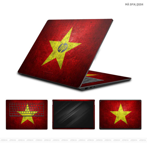 Dán Skin Laptop HP Hình Cờ Việt Nam | N_QG04