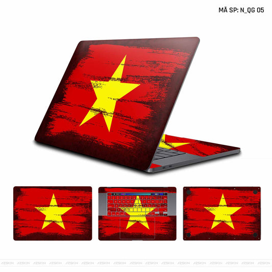 Dán Skin Macbook Hình Cờ Việt Nam | N_QG05
