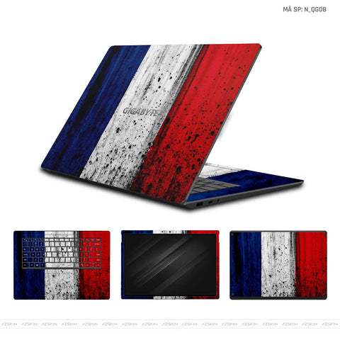 Dán Skin Laptop Gigabyte Hình Quốc Gia | N_QG08