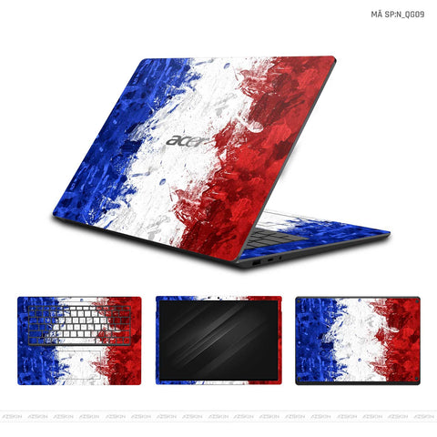 Dán Skin Laptop Acer Hình Cờ Pháp | N_QG09