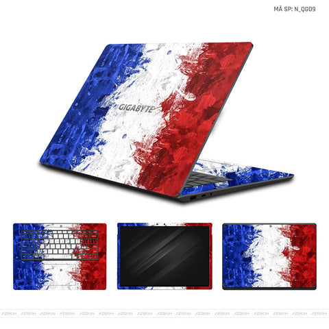 Dán Skin Laptop Gigabyte Hình Quốc Gia | N_QG09