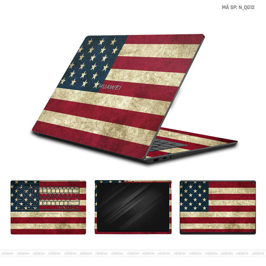 Dán Skin Laptop Huawei Hình Quốc Gia | N_QG12