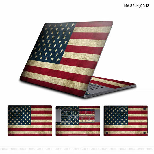 Dán Skin Macbook Hình Cờ Mỹ | N_QG12