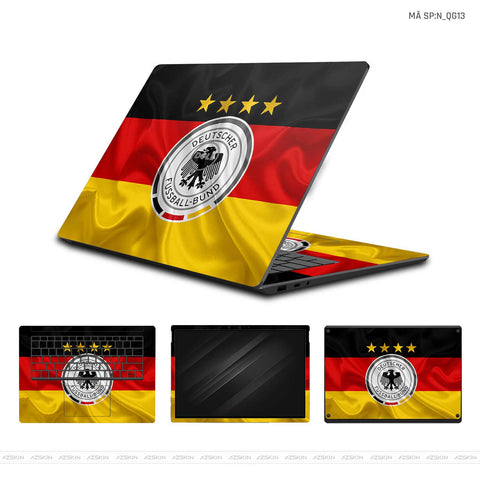 Dán Skin Laptop Dell Hình Cờ Đức | N_QG13