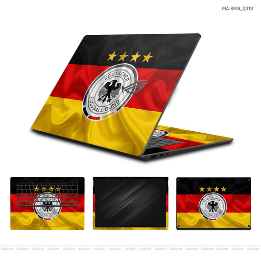 Dán Skin Laptop Asus Hình Cờ Đức | N_QG13