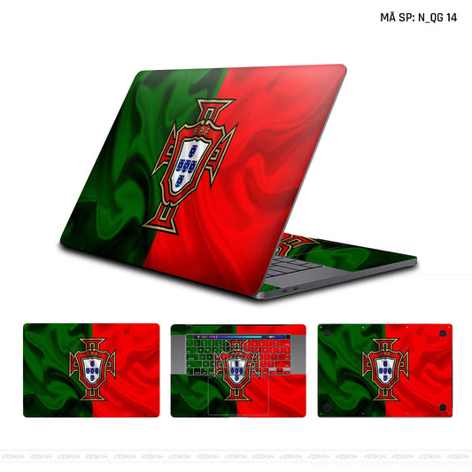 Dán Skin Macbook Hình Cờ Bồ Đào Nha | N_QG14