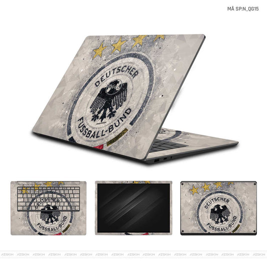 Dán Skin Laptop Dell Hình Cờ Đức | N_QG15