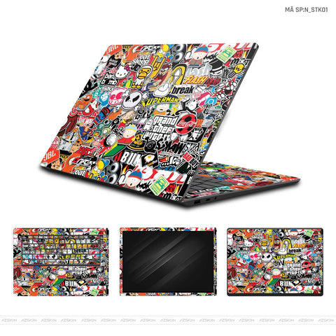 Dán Skin Laptop Dell Hình Sticker Vui Nhộn | N_STK01