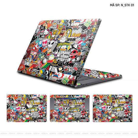 Dán Skin Macbook Hình Sticker | N_STK01