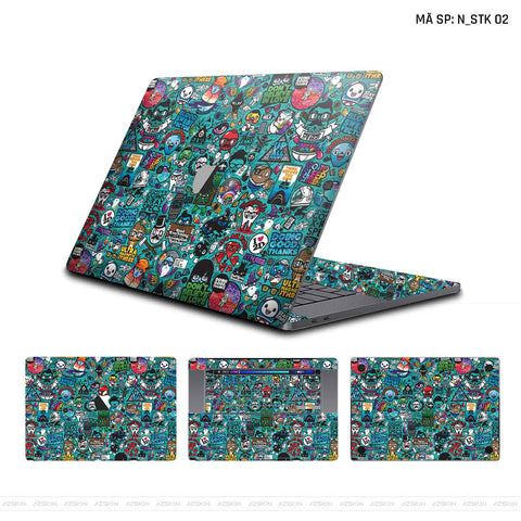 Dán Skin Macbook Hình Sticker | N_STK02