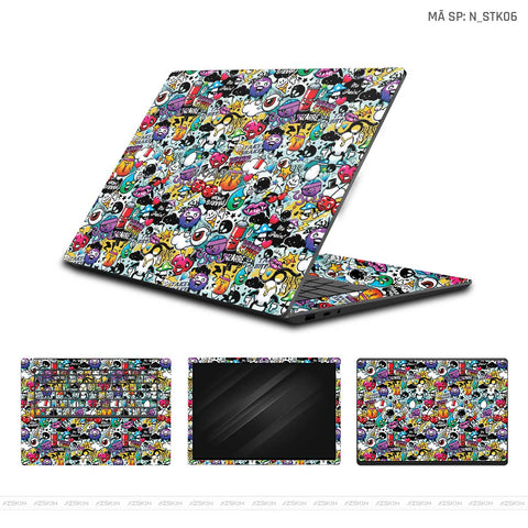 Dán Skin Laptop Gigabyte Hình Sticker | N_STK06