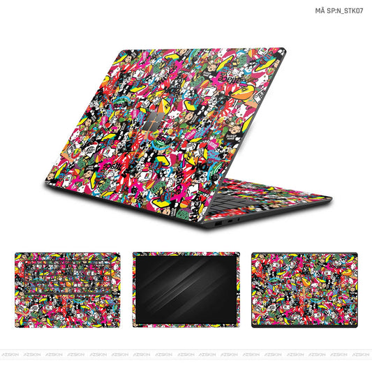 Dán Skin Laptop Surface Hình Sticker | N_STK07