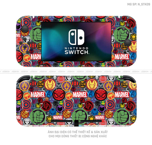 Dán Skin Máy Chơi Game Nintendo Switch Hình Sticker | N_STK09