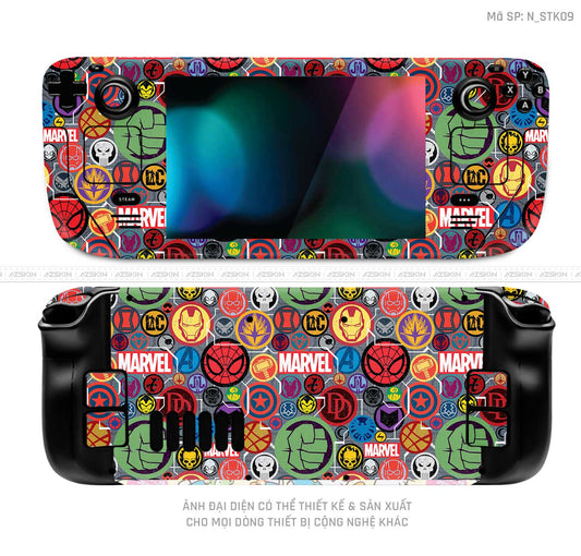 Dán Skin Máy Chơi Game Steam Deck Hình Sticker | N_STK09