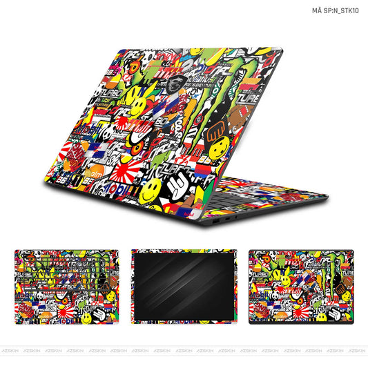 Dán Skin Laptop MSI Hình Sticker | N_STK10