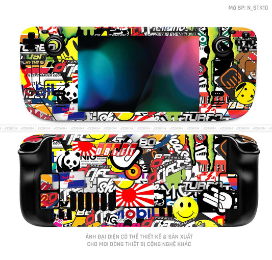 Dán Skin Máy Chơi Game Steam Deck Hình Sticker | N_STK10
