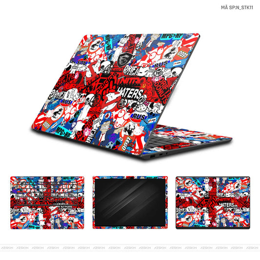 Dán Skin Laptop MSI Hình Sticker | N_STK11
