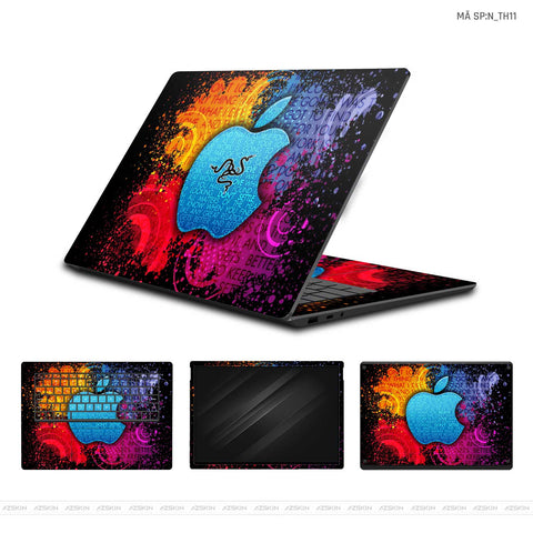 Dán Skin Laptop Razer Hình Apple | N_TH11