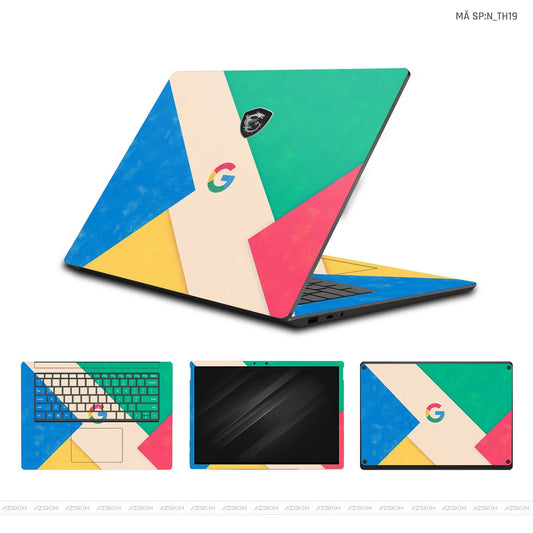 Dán Skin Laptop MSI Hình Apple | N_TH19