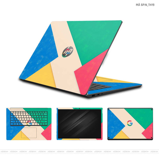 Dán Skin Laptop HP Hình Google | N_TH19