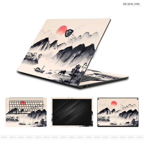 Dán Skin Laptop MSI Hình Thư Pháp | N_TP01